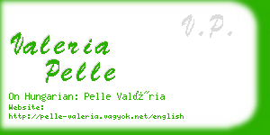 valeria pelle business card